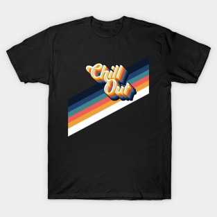 Chill Out Vintage Stripes T-Shirt